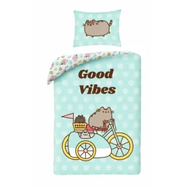 posciel-dziecieca-pusheen-mietowa-kotek-pus-2705bl-halantex-140x200