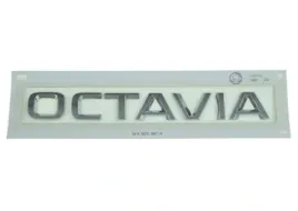 Zdjęcie produktu EMBLEMAT LOGO ZNACZEK NAPIS DO SKODA OCTAVIA SREBRNY CHROM