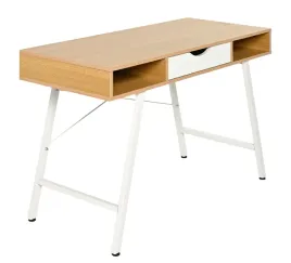 biurko-lomma-110x48x75cm-mdf-dab-stelaz-metalowy-bialy