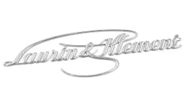 Zdjęcie produktu EMBLEMAT LOGO NAPIS ZNACZEK DO SKODA LAURIN&KLEMENT SREBRNY CHROM