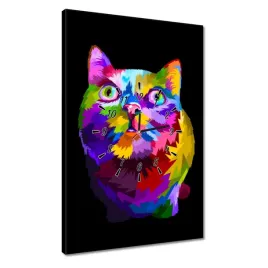 zegary-40x60-abstrakcyjny-kot