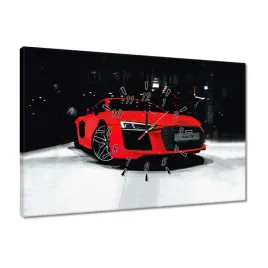 zegary-60x40-czerwone-audi-audica-r8