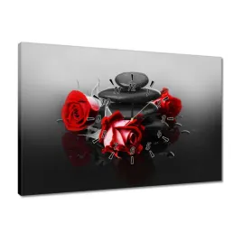 zegary-60x40-czerwona-roza-wellness