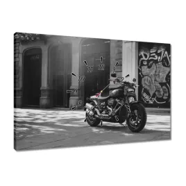 zegary-60x40-harley-davidson-motocykl