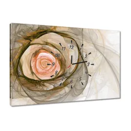 zegary-60x40-abstrakcyjny-kwiat-rozy