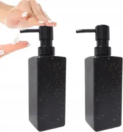 2x-czarny-ceramiczny-dozownik-do-mydla-i-szamponu-o-pojemnosci-350-ml