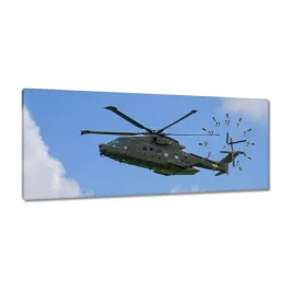 zegary-100x40-wojskowy-helikopter-w-powietrzu-latajacy-sprzet