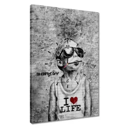 zegary-40x60-i-love-life-banksy-spray