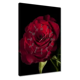 zegary-40x60-czerwona-roza