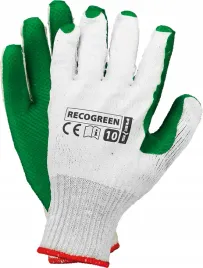rekawice-ochronne-powlekane-guma-bialo-zielone-reis-recogreen-rozmiar-10