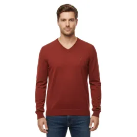 sweter-meski-hackett-london-v-neck-bawelna-welna-pomaranczowy