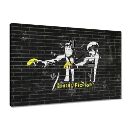zegary-60x40-banksy-banana-fiction