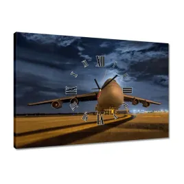 zegary-60x40-wielki-samolot-lotnisko