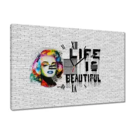 zegary-60x40-banksy-life-is-beautiful