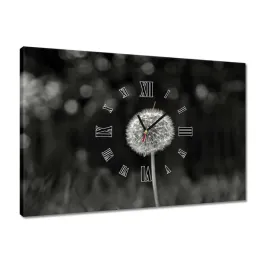 zegary-60x40-dmuchawiec-kwiat-makro