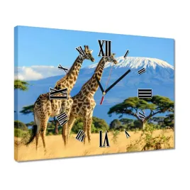zegary-40x30-zyrafy-na-safari