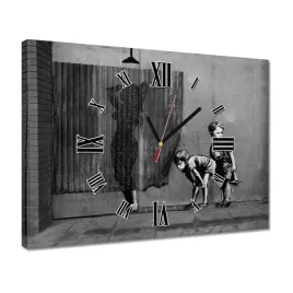 zegary-40x30-banksy-podgladanie-pod-prysznicem