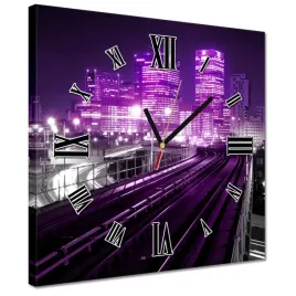 zegary-30x30-fioletowe-wiezowce-w-miescie