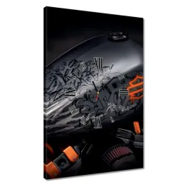 zegary-40x60-harley-davidson-motocykl