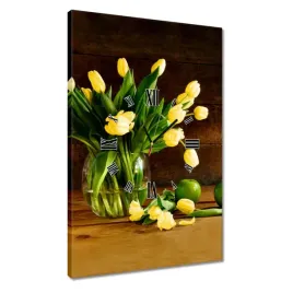 zegary-40x60-zolte-tulipany