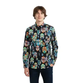 koszula-meska-custo-barcelona-klasyczna-wzorzysta