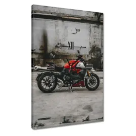 zegary-40x60-czerwone-ducati-motocykl