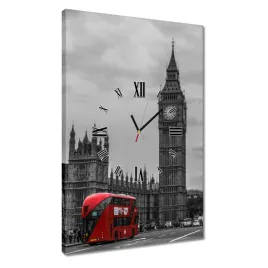 zegary-40x60-londyn-czerwony-autobus
