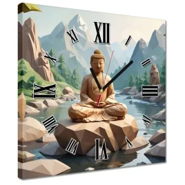 zegary-30x30-budda-origami