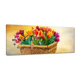 zegary-100x40-tulipany-kwiaty-kwiatki