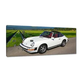 zegary-100x40-biale-porsche