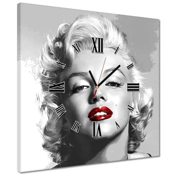 zegary-40x40-monroe-czerwone-usta