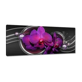zegary-100x40-fioletowa-orchidea