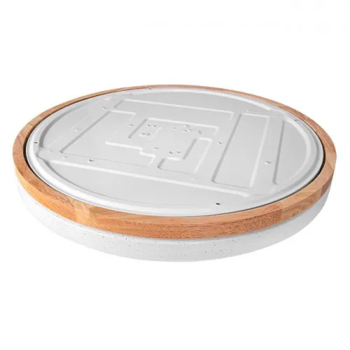 plafon-led-3cct-54w-40cm-sciemniany-pilot-drewno-stan-nowy