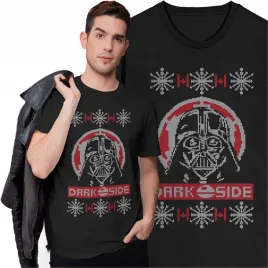 koszulka-swiateczna-t-shirt-na-swieta-dark-side-darth-vader-star-wars