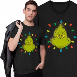 koszulka-swiateczna-t-shirt-na-swieta-grinch-lampki-choinkowe-film