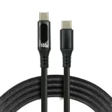 kabel-przewod-usb-c-pd-e-marker-lcd-100cm-everactive-cbb-1pd5l-power-delive-stan-nowy