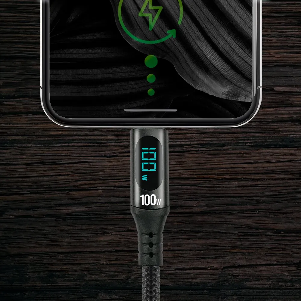 kabel-przewod-usb-c-pd-e-marker-lcd-100cm-everactive-cbb-1pd5l-power-delive-stan-nowy