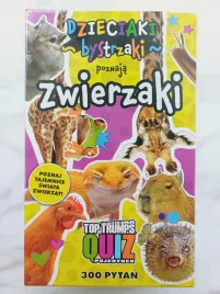 gra-top-trumps-quiz-pojedynek-zwierzaki-karty-300-pytan-nowa