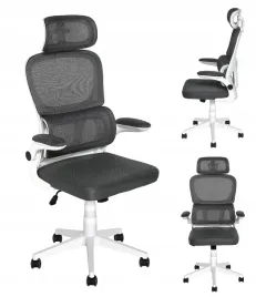 fotel-obrotowy-do-biurka-ergonomiczne-krzeslo-biurowe-szare-siateczkowe