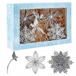 srebrne-ozdoby-choinkowe-zestaw-na-swieta-koliber-platek-sniegu