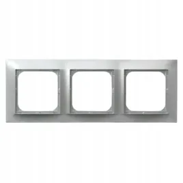 ospel-impresja-ramka-potrojna-3x-kolor-srebrny-matowe-226x84mm-r-3y-18