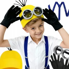 stroj-minionek-minionki-czapka-rekawiczki-zestaw-okulary