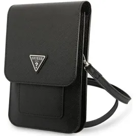 torba-na-telefon-guess-pu-saffiano-z-trojkatnym-logo-czarna