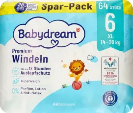 babydream-premium-pieluszki-premium-jednorazowe-xl-14-20-kg-64-sztuki