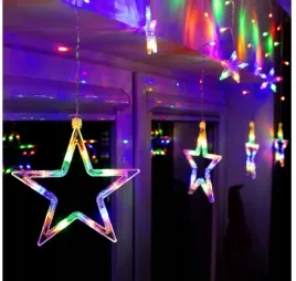 kurtyna-led-gwiazdy-lampki-choinkowe-girlanda-wiszace-sople-okno-multikolor