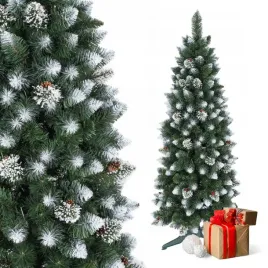 choinka-sztuczna-swiateczna-sosna-rosa-slim-waska-250cm-gesta-stojak-jakosc