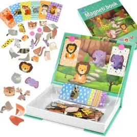 ksiazka-magnetyczna-ukladanka-puzzle-zwierzeta-zwierzatka-zoo-safari