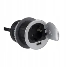 single-box-gniazdo-wpuszczane-chowane-w-blat-ladowarka-usb-aluminium