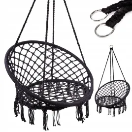 hustawka-fotel-gniazdo-z-oparciem-czarna-80cm