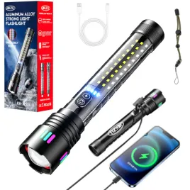 latarka-taktyczna-mocna-akumulatorowa-led-z-funkcja-powerbank-zoom-usb-c